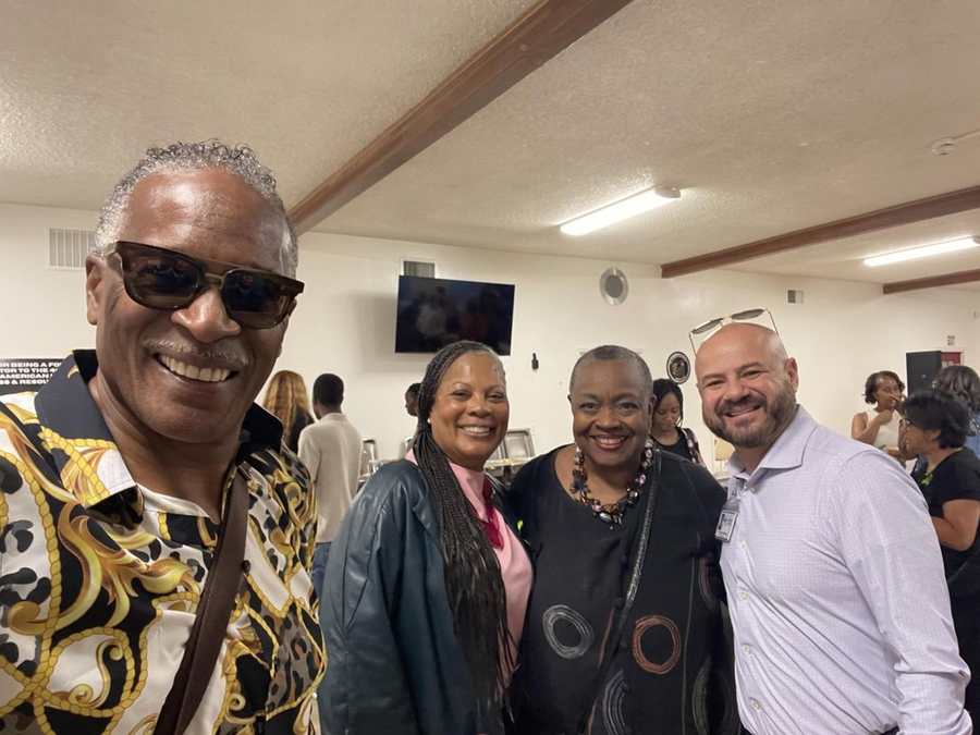 La Concordia with community leaders at the 40 Voices AAHW&R Hub